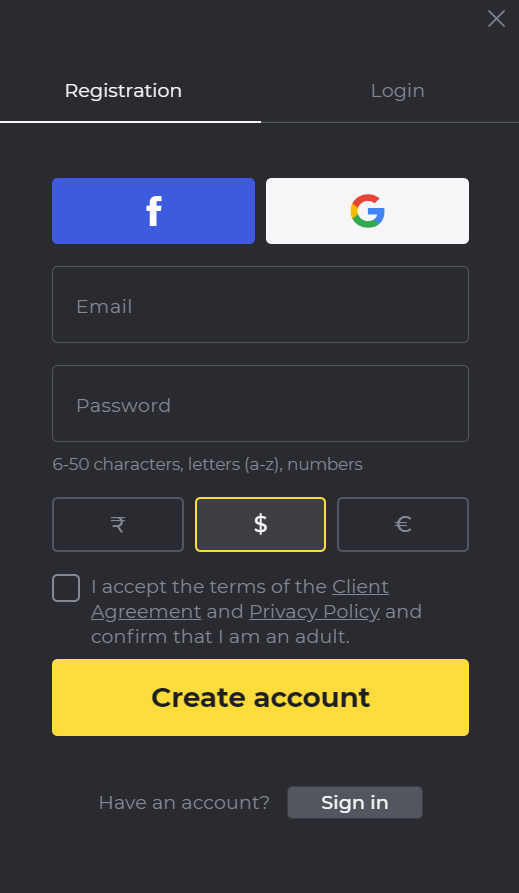 Registration