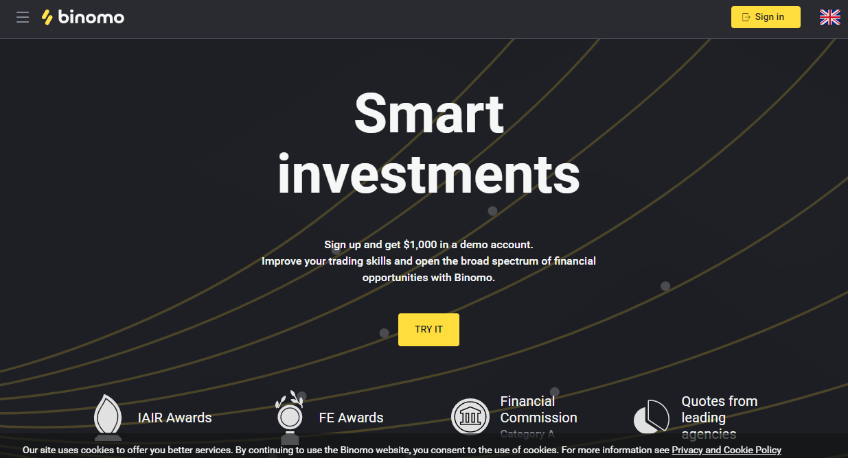 Binomo - website
