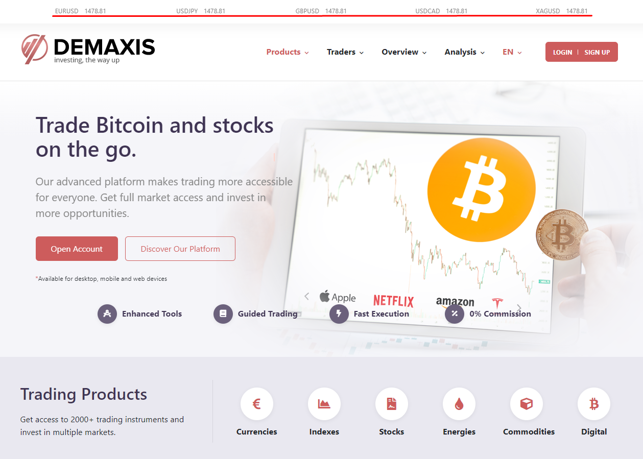 Demaxis - site