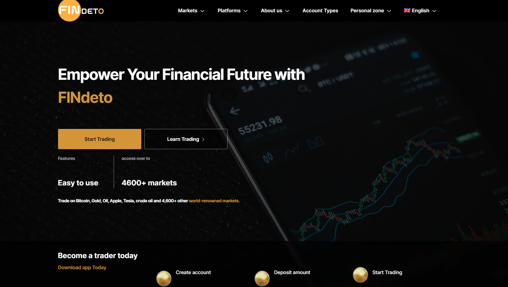 FINdeto - site