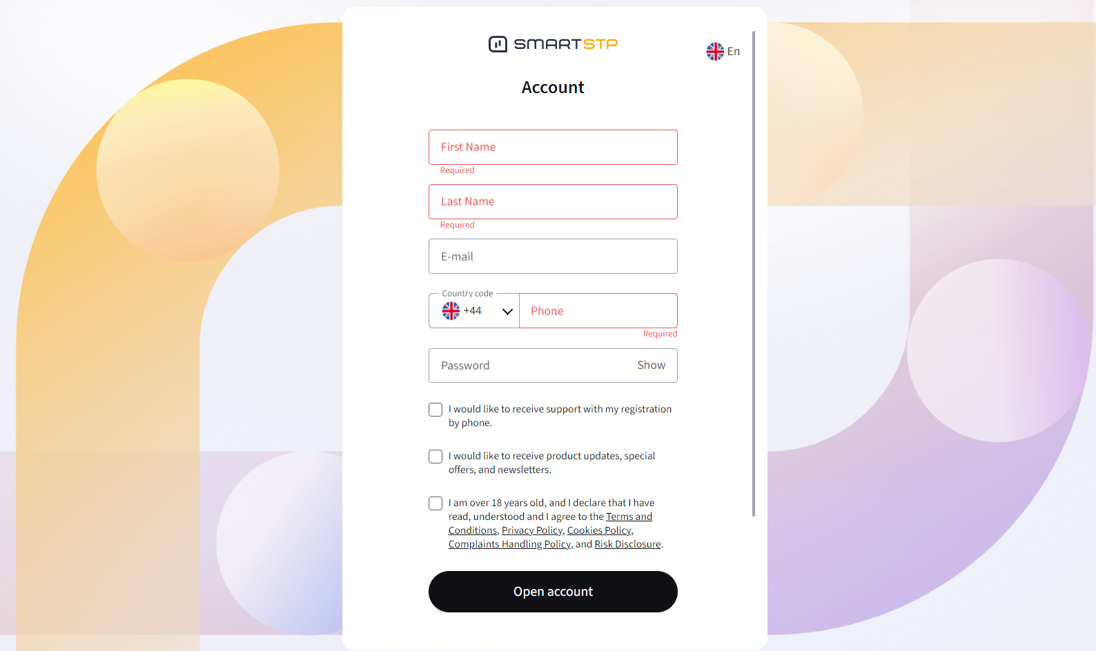 sign up