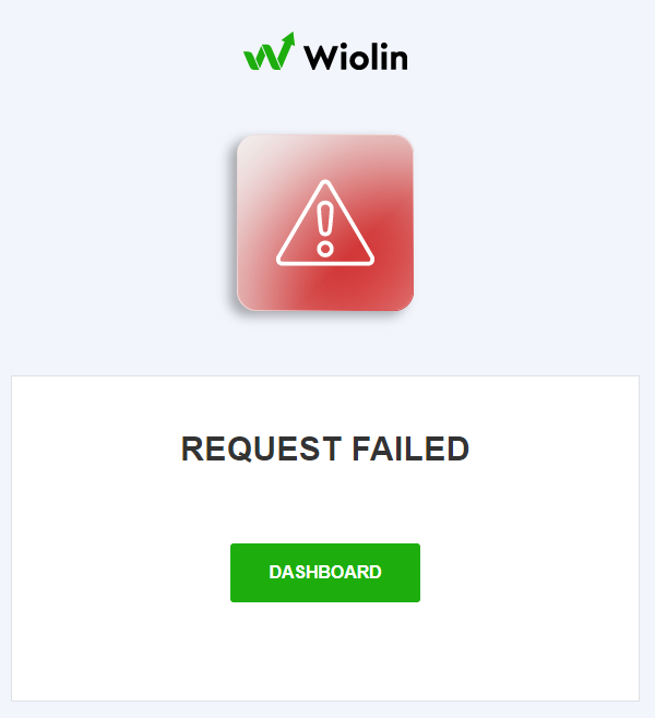 Registration fail