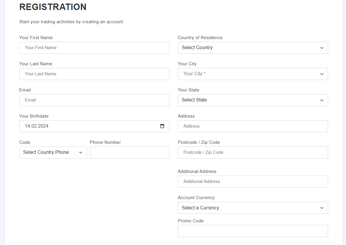 Registration