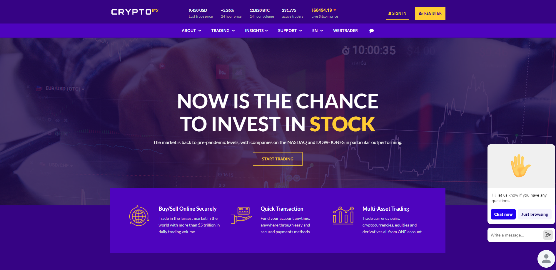 CryptoIFX - site