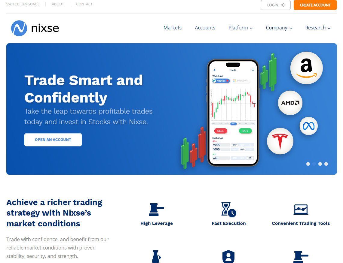 Nixse - website