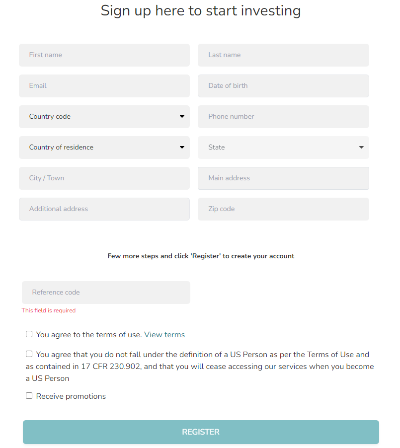 Registration