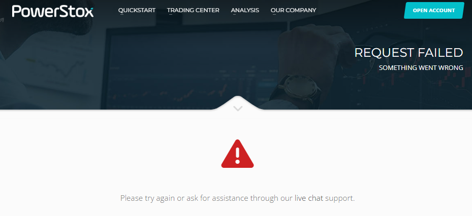 Failed registration