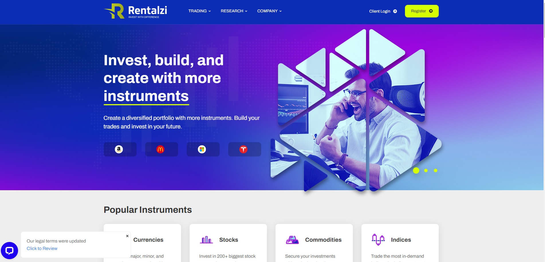 Rentalzi - site