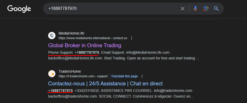 Phone number