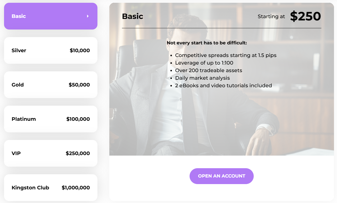 Account types