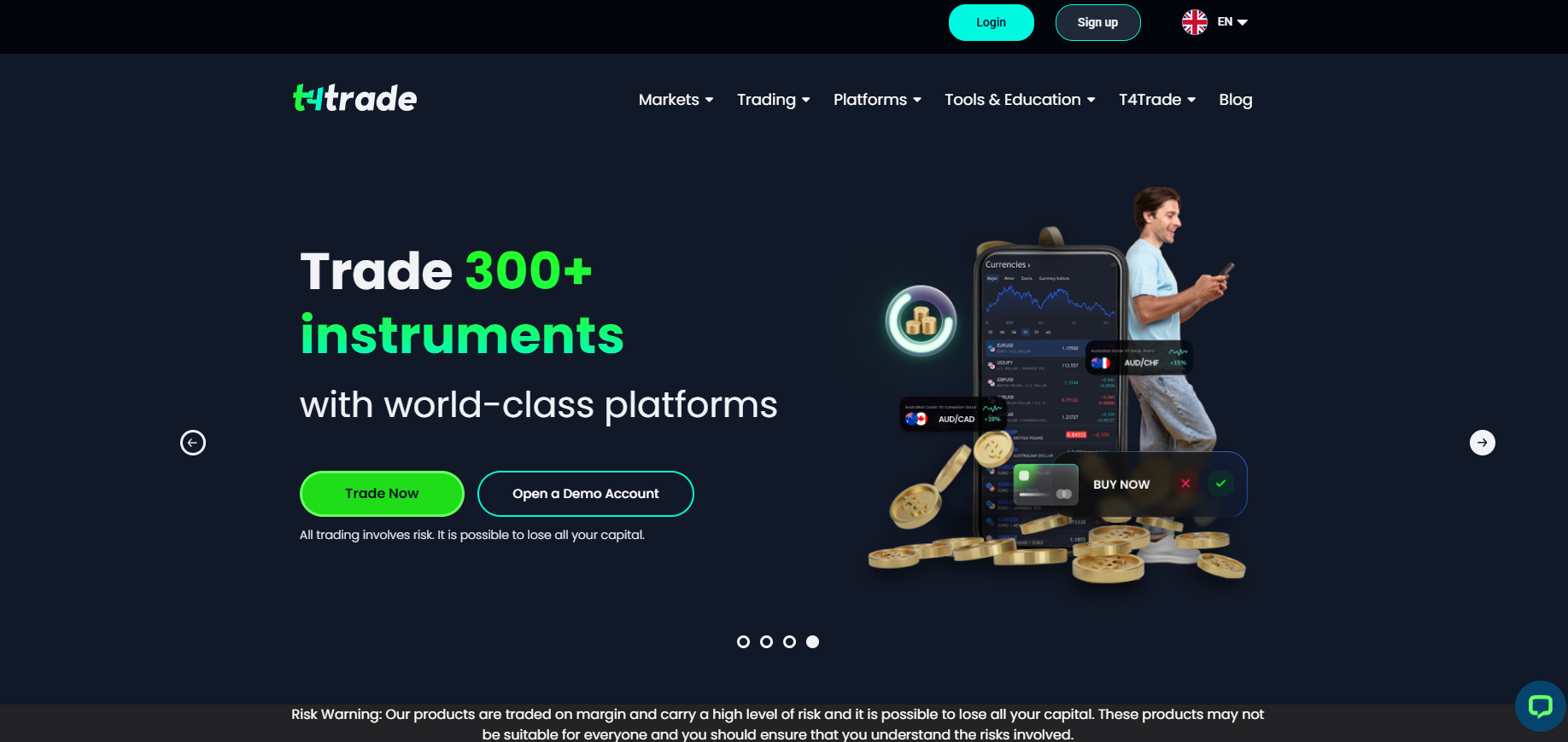 T4Trade - website