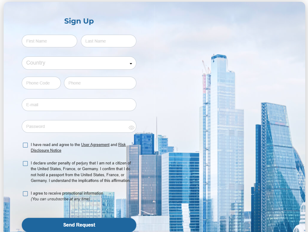 VertexGate - registration