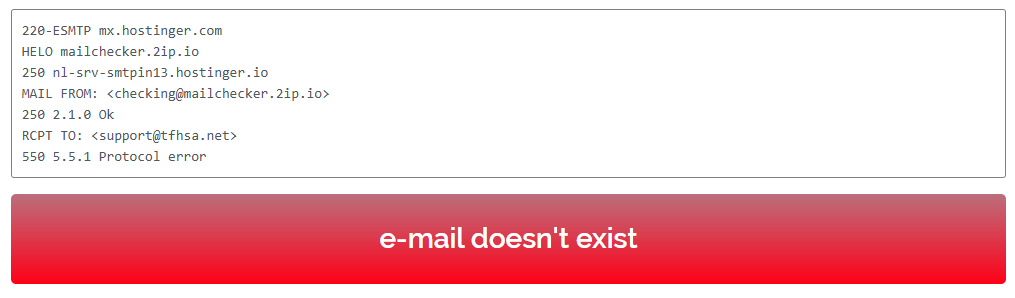 Topfin Holding SA - fake email