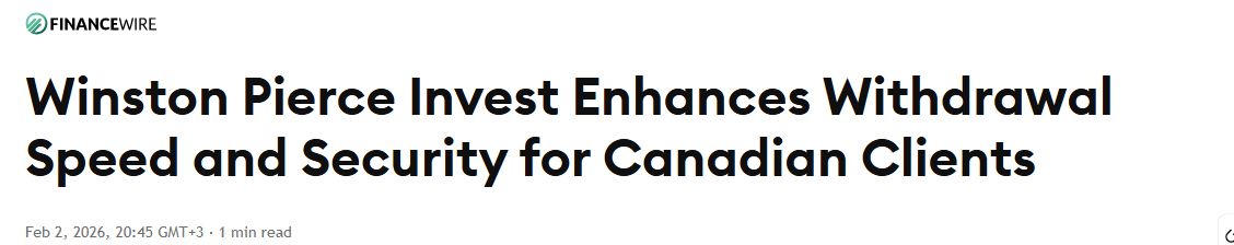 The article reached from the archived media-logo link FinanceWire headline on TradingView names Winston Pierce Invest, a different company